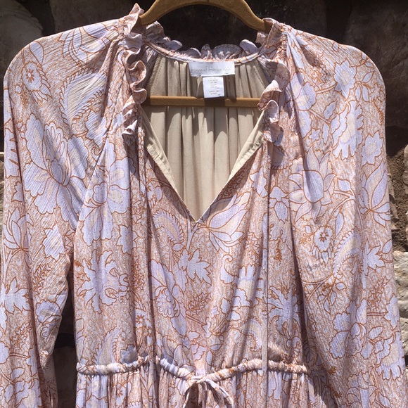 House of Harlow 1960 Floral Mini Boho Dress size Medium - Picture 3 of 11